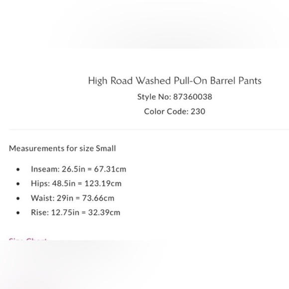 We The Free High Road Barrel Women Jeans SMALL - Picture 6 of 6